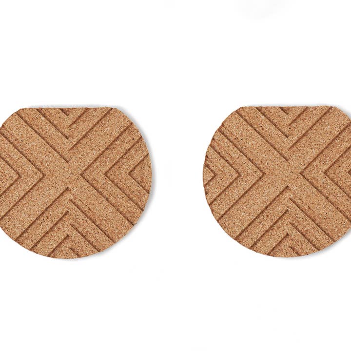 100% cork | AURORA | Natural Drink Coasters Set 4 for wholesale by NATTU - Ecoproducts for Life