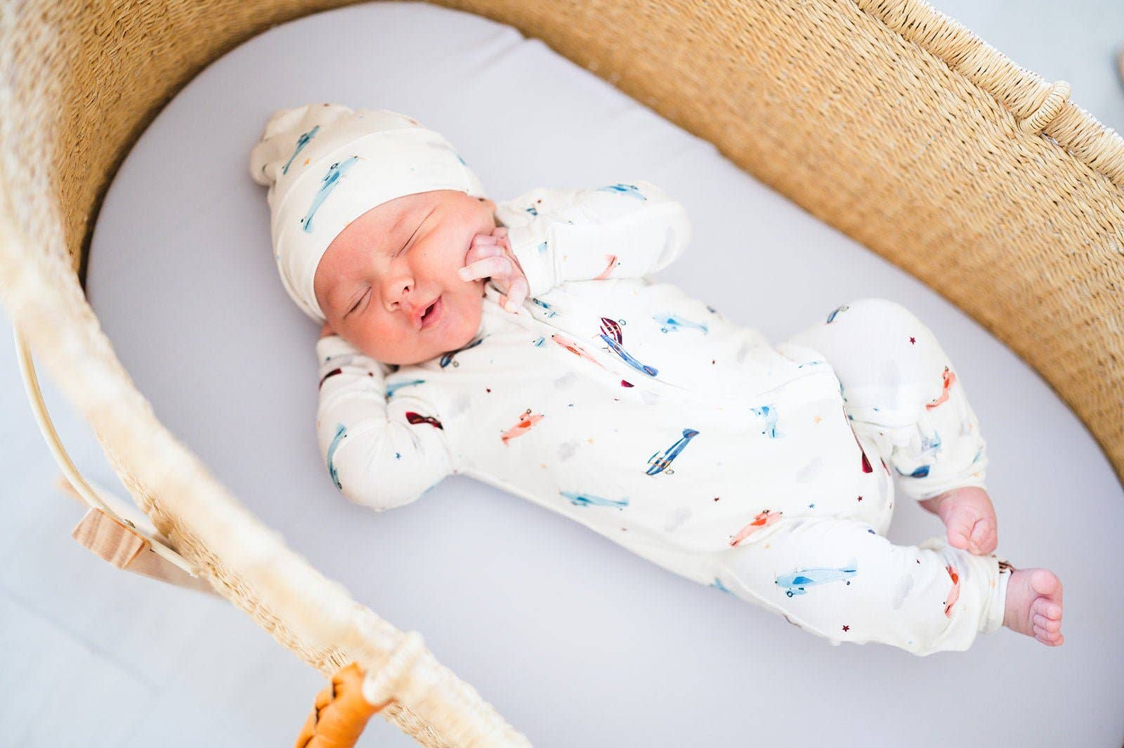 Harp Angel Boutique - Wholesale Jumpsuit - Baby - Zipper Romper - Vintage Airplane4