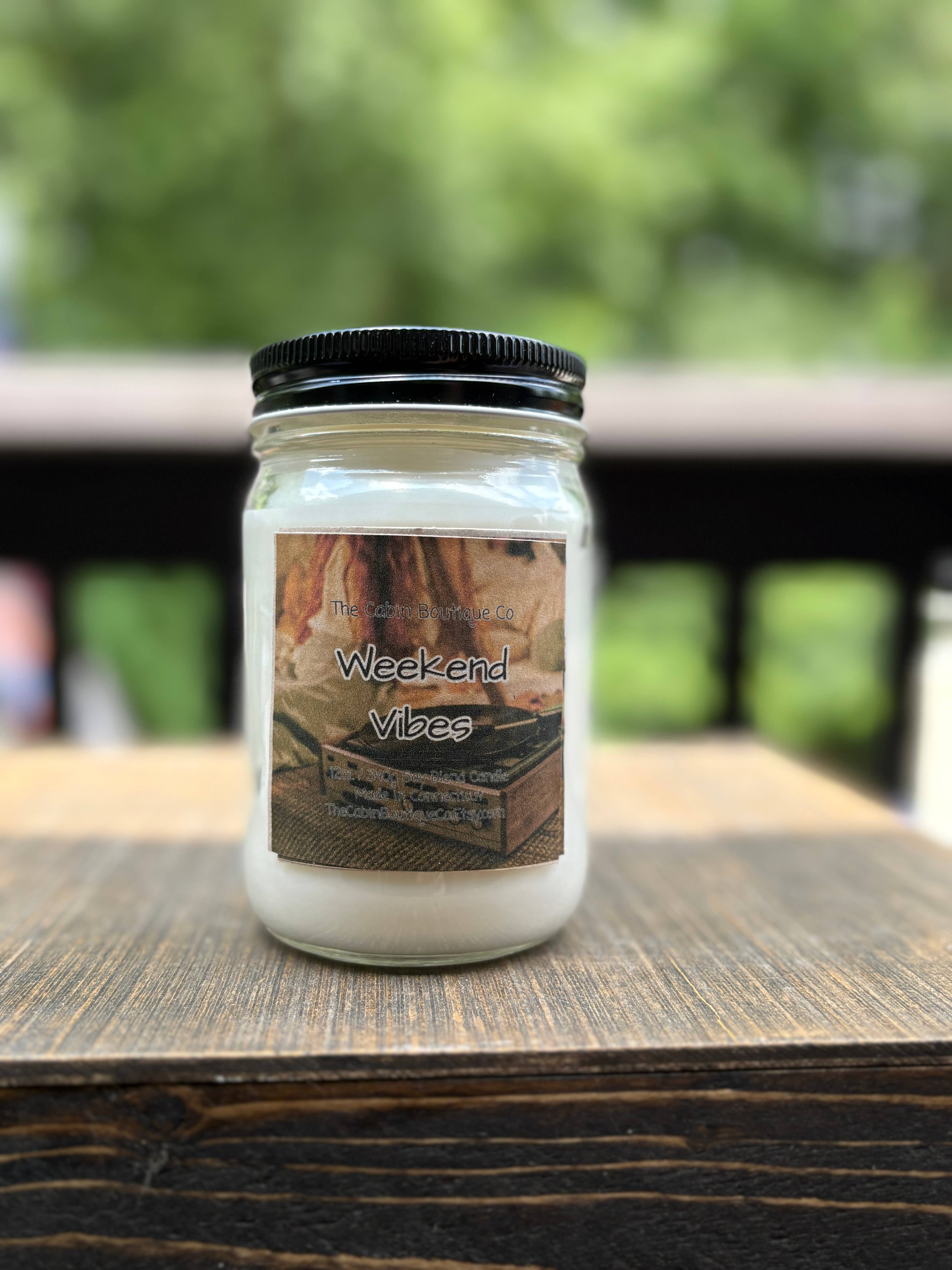 The Cabin Boutique Co - Vendita all'ingrosso Candela in vasetto - Candela Weekend Vibes - Citrus - Magnolia - Acqua di cocco2