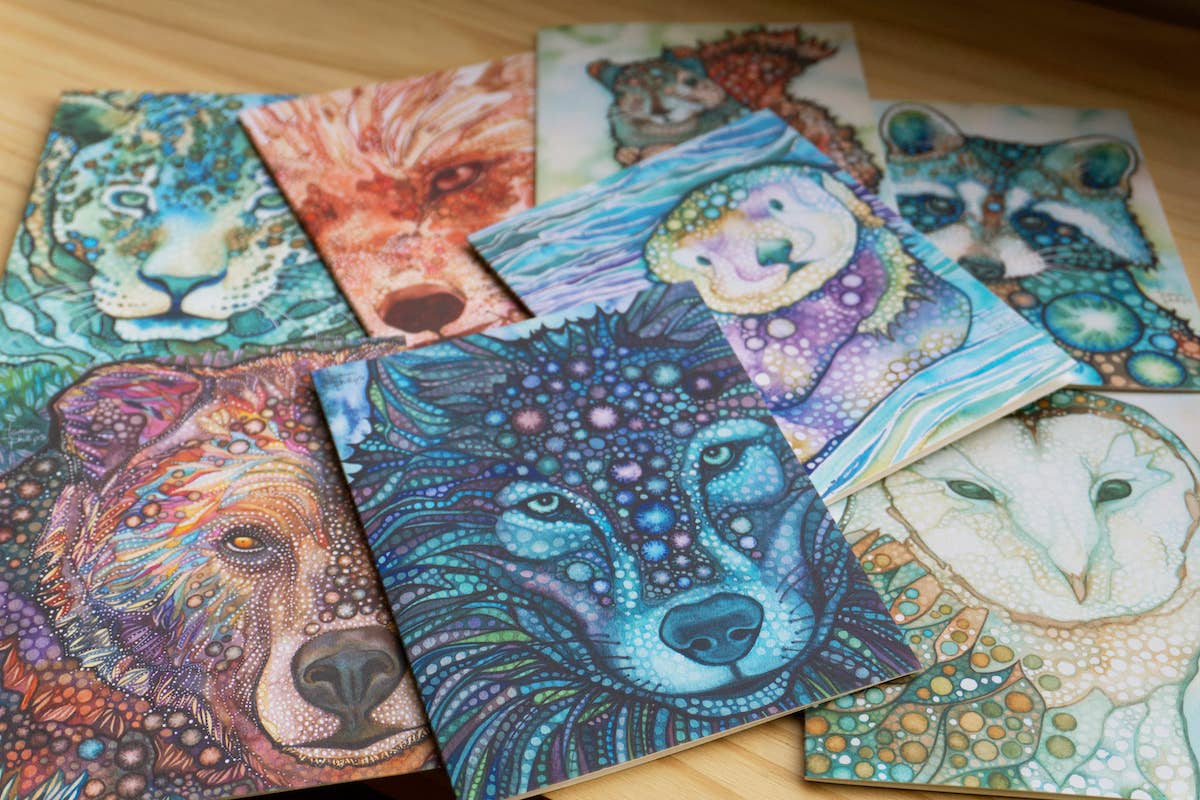 Tamara Phillips Art - Wholesale Everyday Greeting Card - Yellow Bee Card3