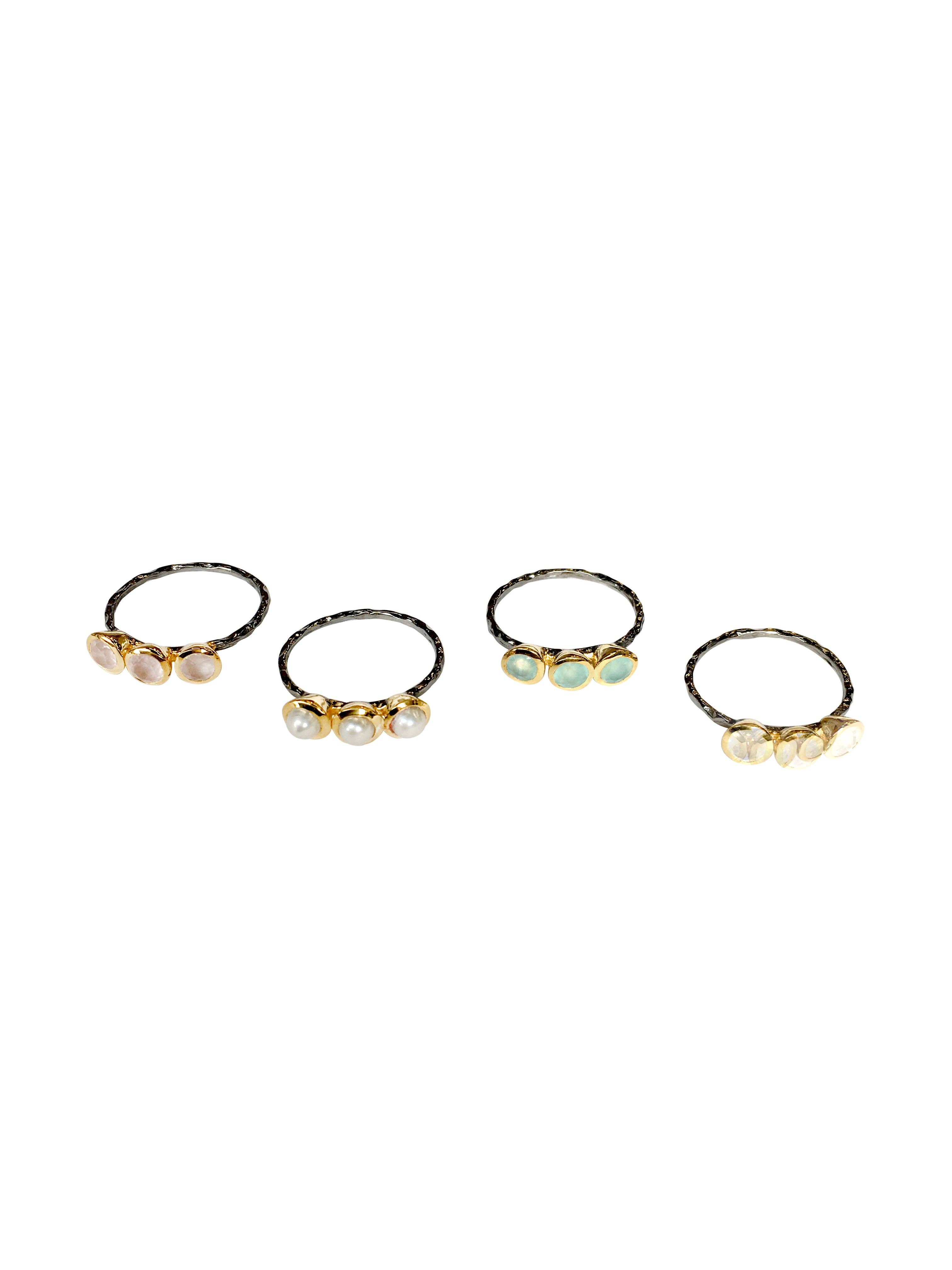 Treisi - Wholesale Multi-Stone Ring - Three wishes ring0
