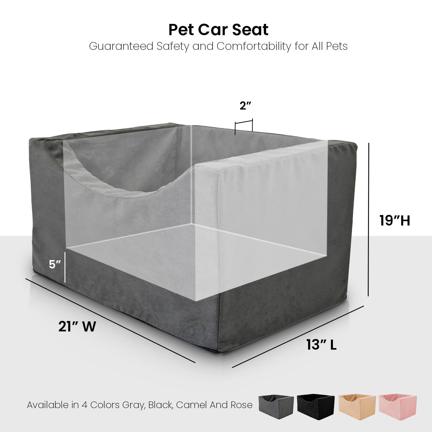 Precious Tails - Wholesale Pet Carrier - Cat/Dog - Precious Tails High Density Foam Pet Booster Seat53