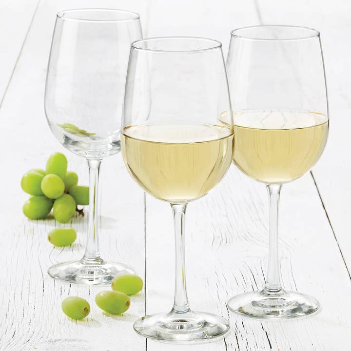 Libbey - Wholesale Wine Glass - Libbey Vina White Wine Glasses, 18.5-ounce, Set of 63