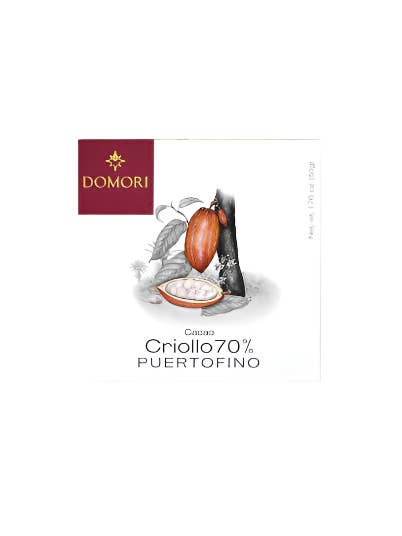 Domori - Criollo Puertofino 70% Dark Chocolate - Venezuela for wholesale by Cocoa Store