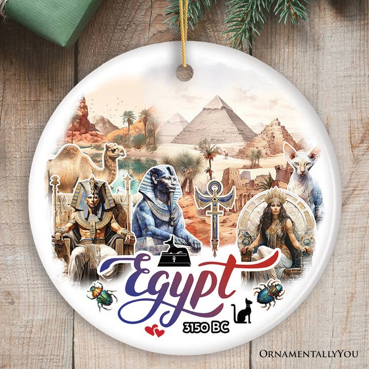 OrnamentallyYou - Wholesale Ornament - Vintage Egypt Artistic Ornament Souvenir and Egyptian Gift