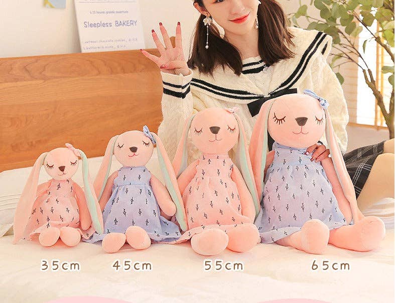 VIGOR - Wholesale Stuffed/Plush Toy - Kids & Baby - Flower skirt couple rabbit doll plush toy Long Legs(10 Pack)8