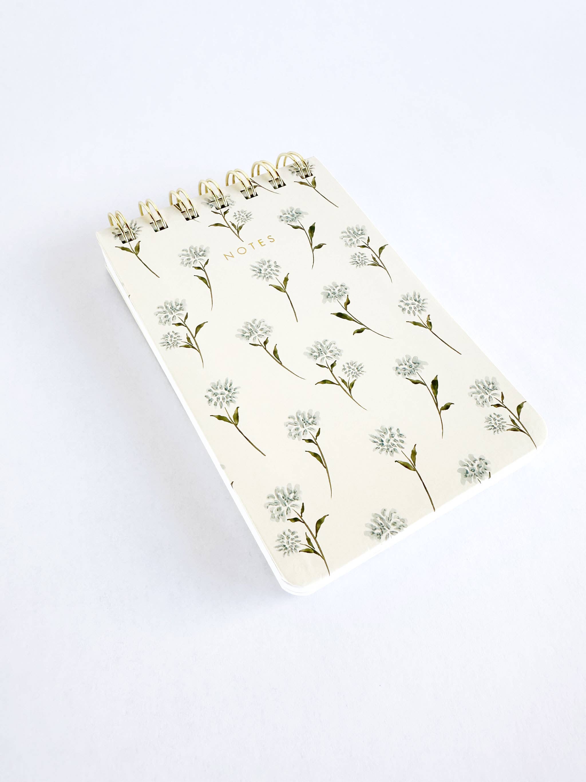 Beth Schneider Designs, LLC - Vente Blocs-notes - Bloc-notes Mini Spirale Chunky Aire Floral3