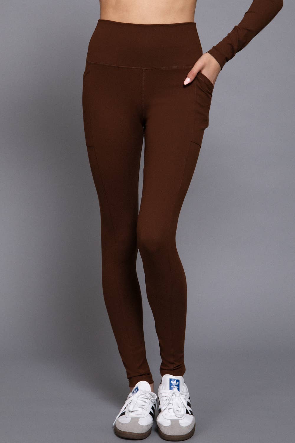 Active Basic | Active USA - Wholesale Athletic/Lounge Leggings - Women's - Waist Band Workout Leggings with Pocket10