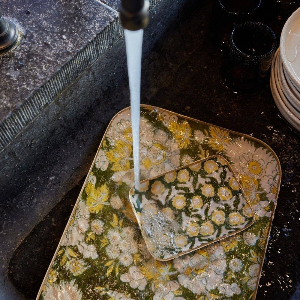 Bonheur du Jour - Wholesale Decorative Tray - Plateau Guest - Vishnu Green3