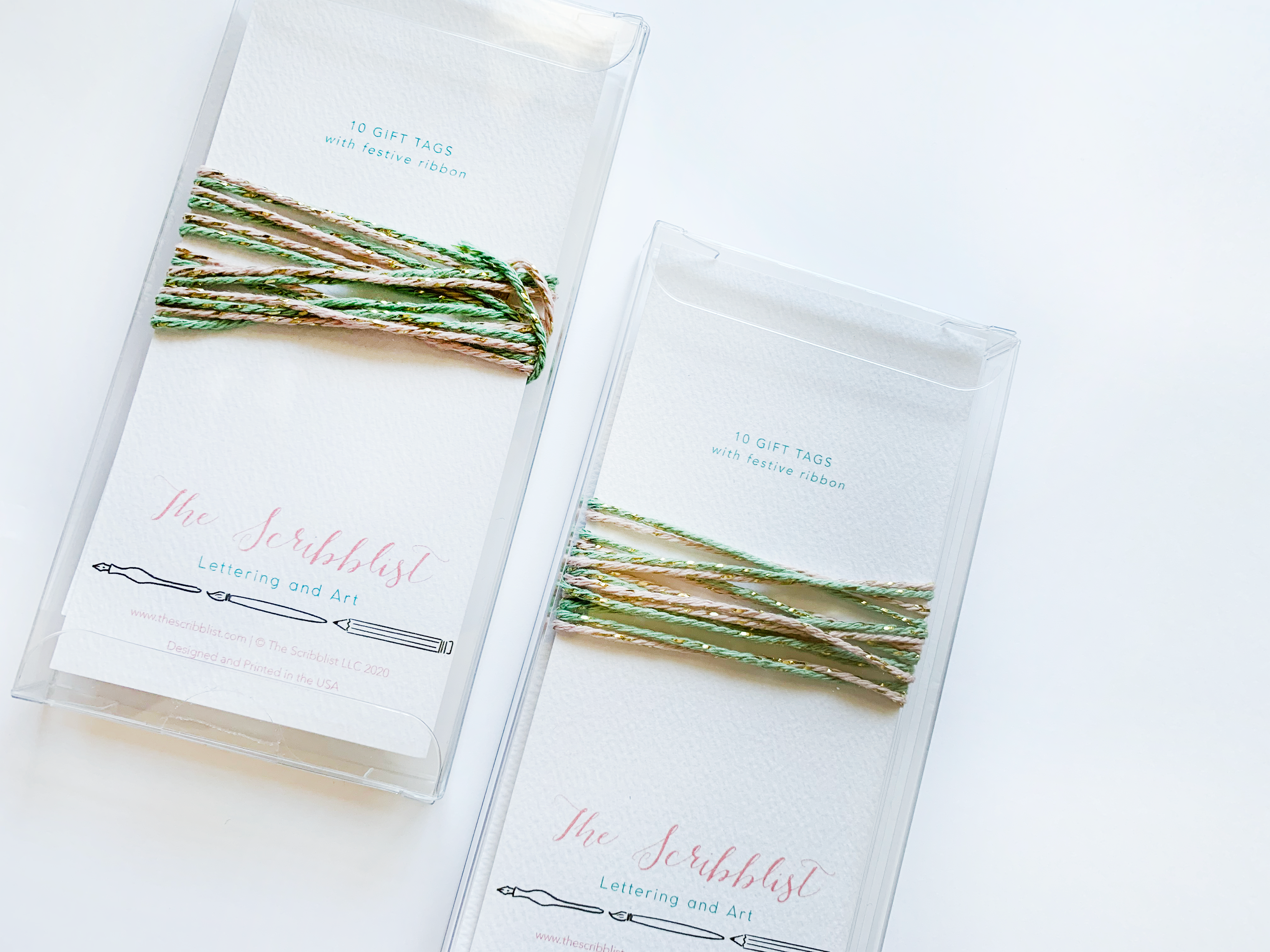 The Scribblist – wholesale Presentetikett – Party katter födelsedag Presentetiketter med band1