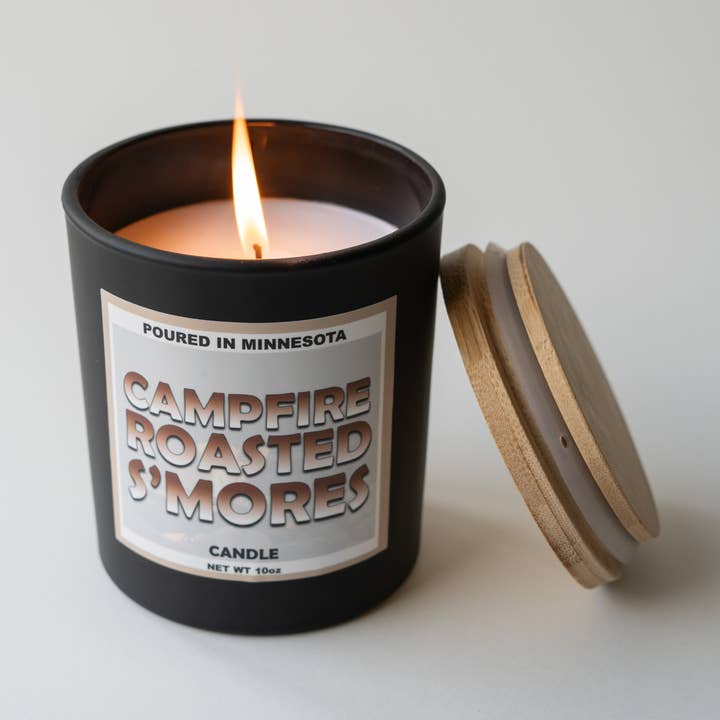 Campfire Roasted S'Mores Candle for wholesale by Minnesota Awesome