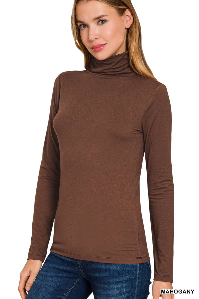 Vanilla Monkey - Wholesale Knit Top - Women's - Premium Microfiber Mock Neck Top4