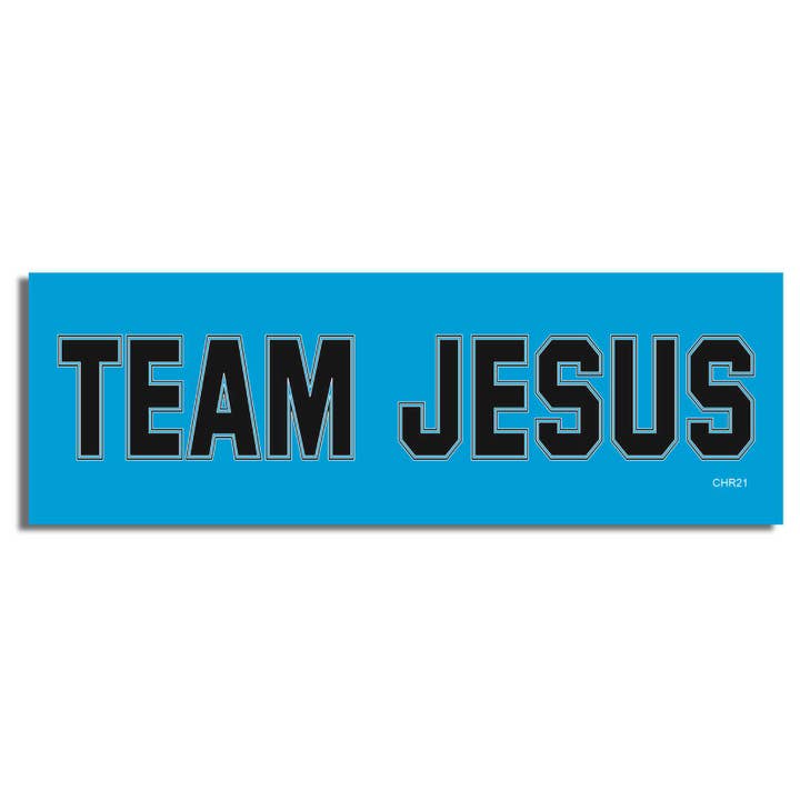 Humper Bumper - Wholesale Sticker - Team Jesus - Christian Bumper Sticker, Car Magnet
