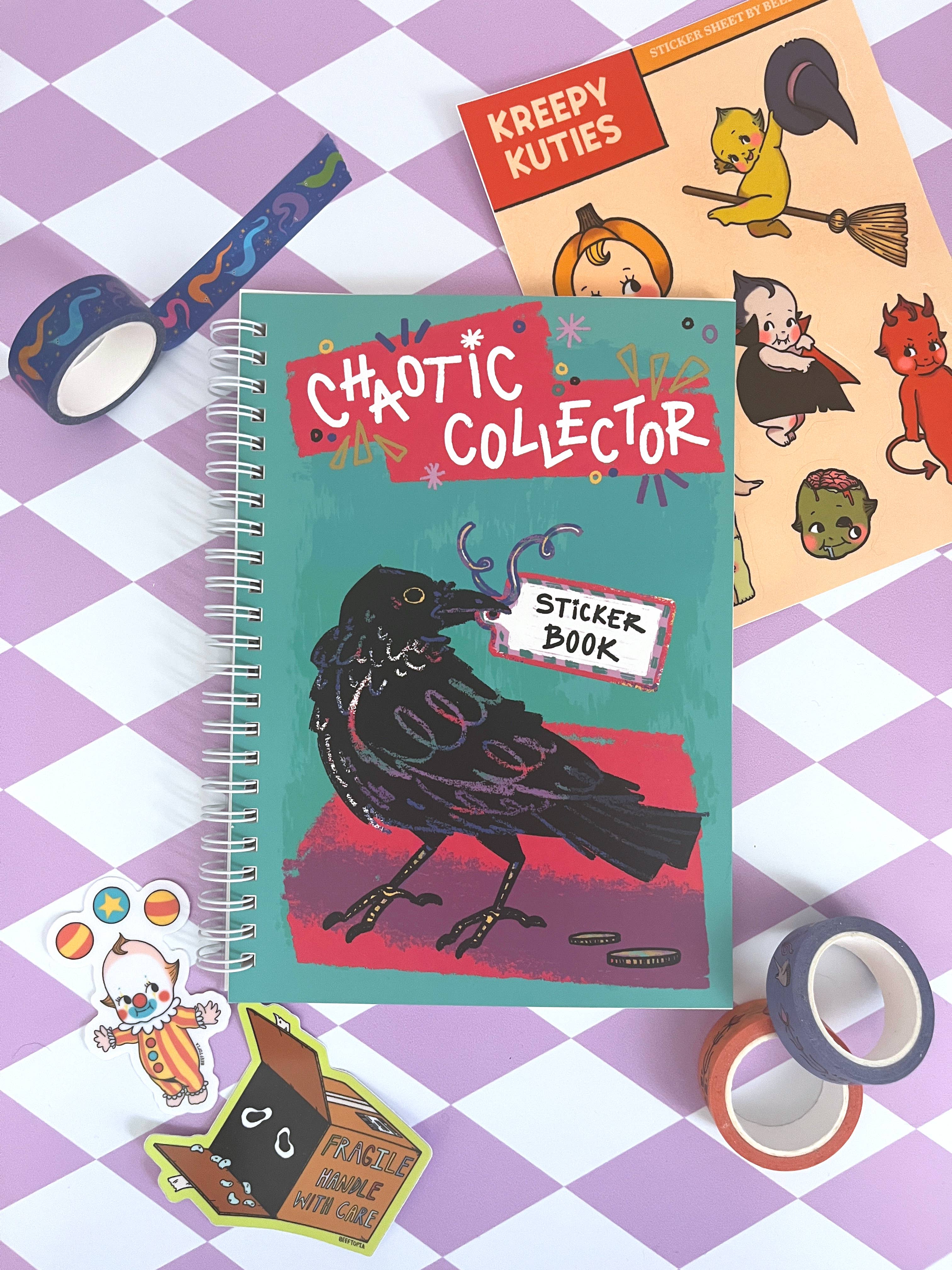 Beeftopia - Wholesale Notebook - Chaotic Collector Reusable Sticker Book 2