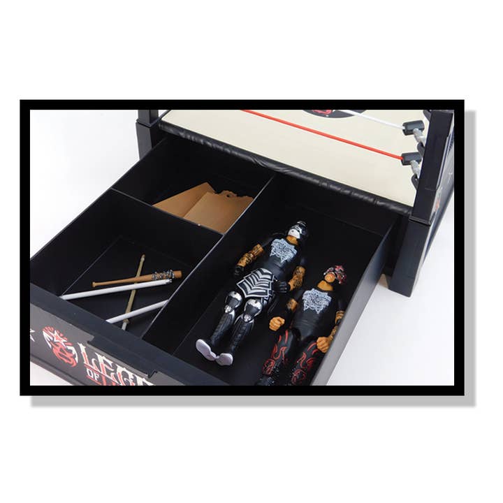 Boss Fight Studio Llc - Wholesale Toy Set - Kids - Legends of Lucha Libre Ring - Action Figure Playset3