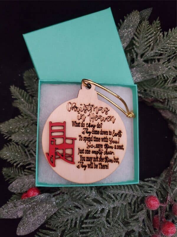 Heart n Sol - Wholesale Ornament - Christmas in Heaven Ornament with box