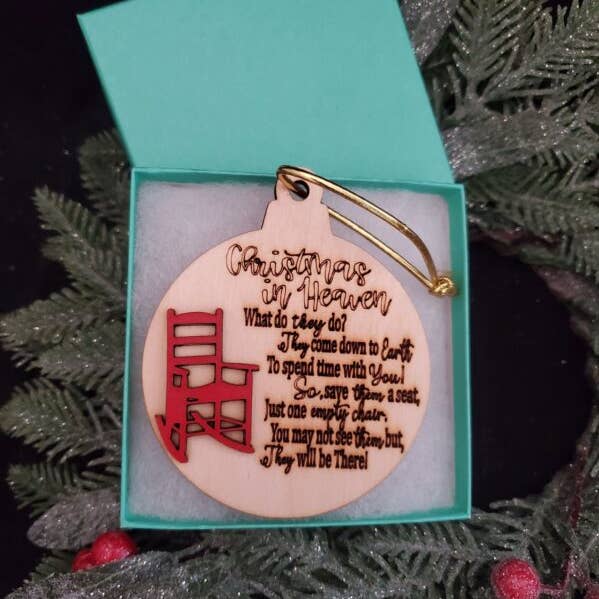 Heart n Sol - Wholesale Ornament - Christmas in Heaven Ornament with box0