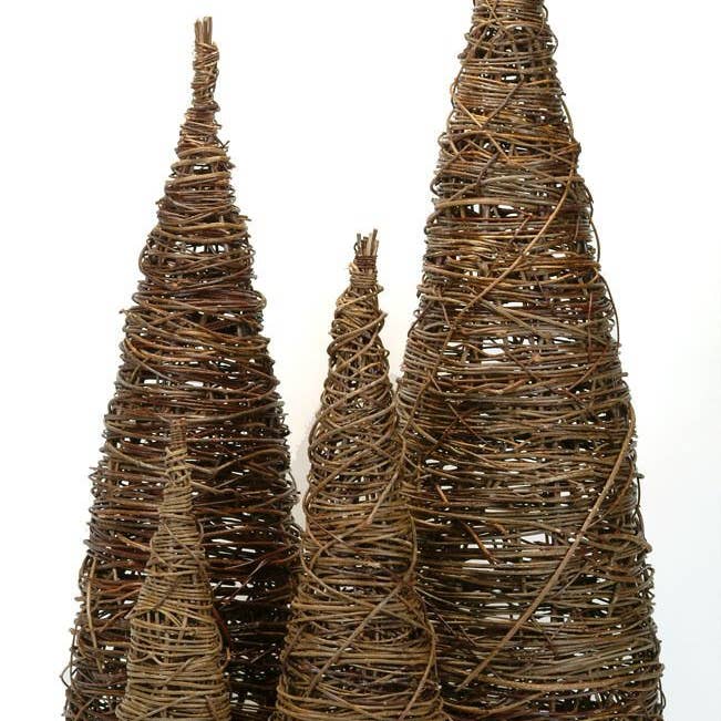 CÔNES DE VIGNE NATURELS S/4 pour la vente par Bacon Basketware
