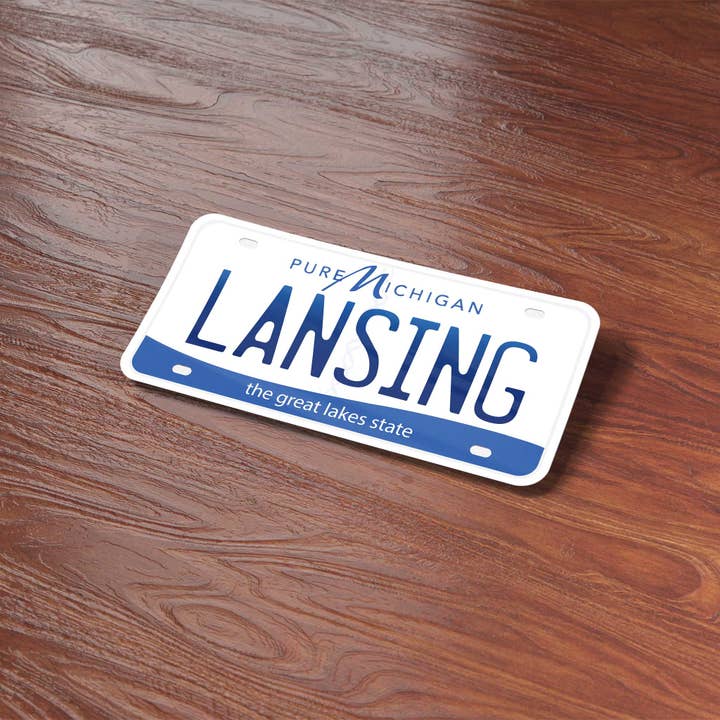 Sentinel Supply - Wholesale Sticker - Michigan License Plate Bumper Stickers - Custom MI Decals