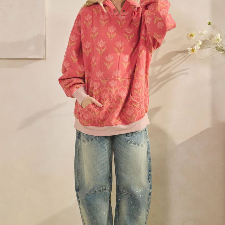 Veveret - Wholesale Hoodie - Women's - Printed Fleece Hoodie30