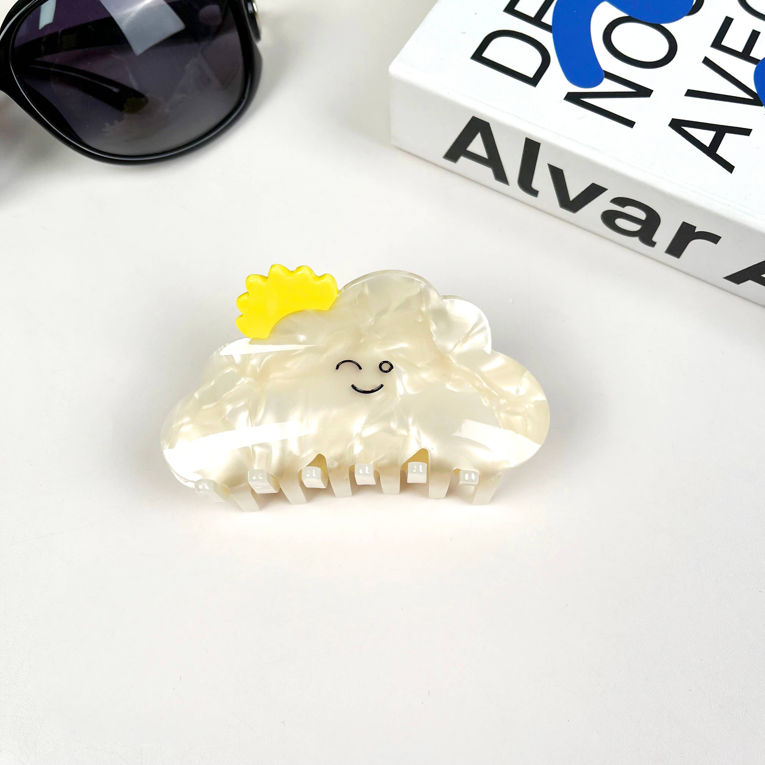 TheDivaSoap - Wholesale Hair Clip - Women's - Acetate Cute Cartoon Cloud Hair Clip Cartoon Claw Clips6