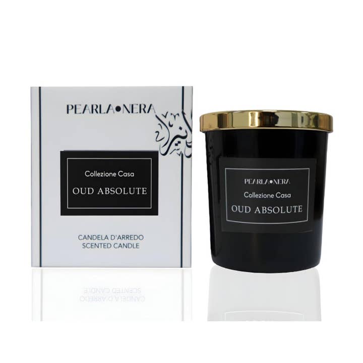Oud Absolute by Pearla Nera – Luxury Scented Soy Candle for wholesale by French Arabian Perfumes