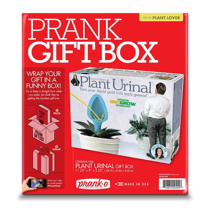 Prank Gift Box Plant Urinal for wholesale by Prank-O