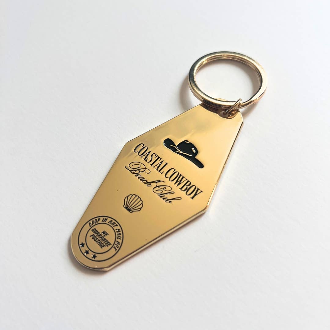 Coastal Cowboy - Wholesale Keychain - Unisex - Vintage Coastal Cowboy Motel Keychain1