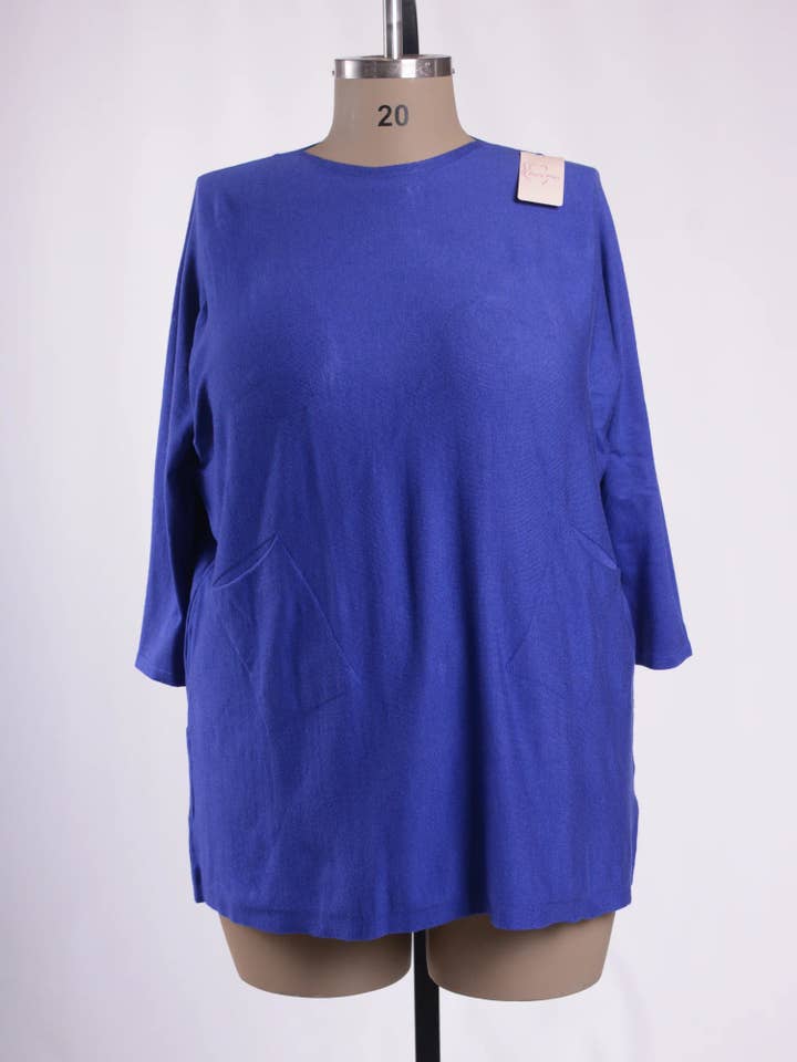 Soft Knit Jumper With Pockets - J1 for wholesale by Jeld Wholesale