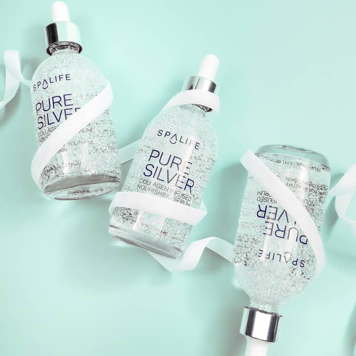 My Spa Life - Wholesale Facial Serum/Concentrate - Pure Silver Infused Nourishing Serum- Collagen Infused