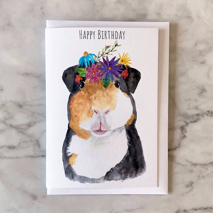 Marsvin födelsedagskort för wholesale av Pippa & Paper