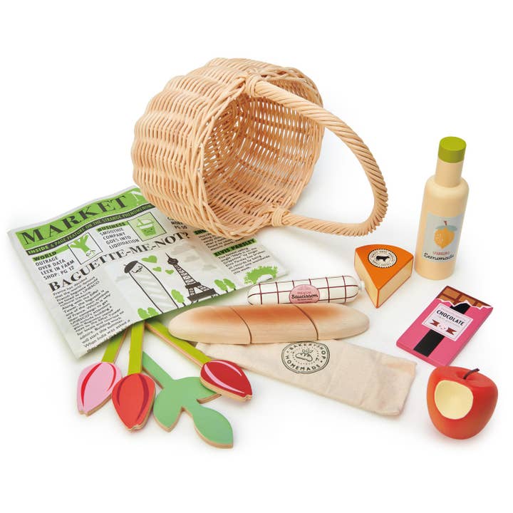 Tender Leaf Toys - Wholesale Basket - Kids & Baby - Wicker Shopping Basket