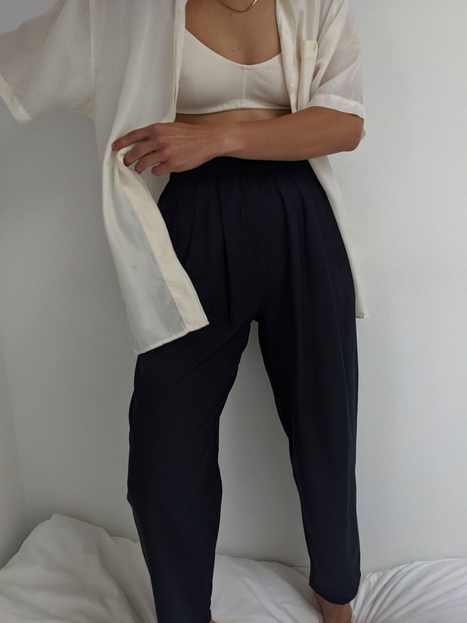 Na Nin - Wholesale Pants - Women's - Lena Raw Silk Pant3