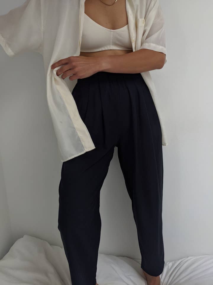 Na Nin - Wholesale Pants - Women's - Lena Raw Silk Pant3