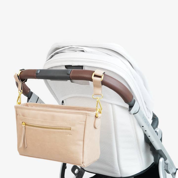 Fawn Design - Wholesale Stroller Cover/Accessory - Baby - The Stroller Caddy - Faux Leather Bag With Adjustable Straps4
