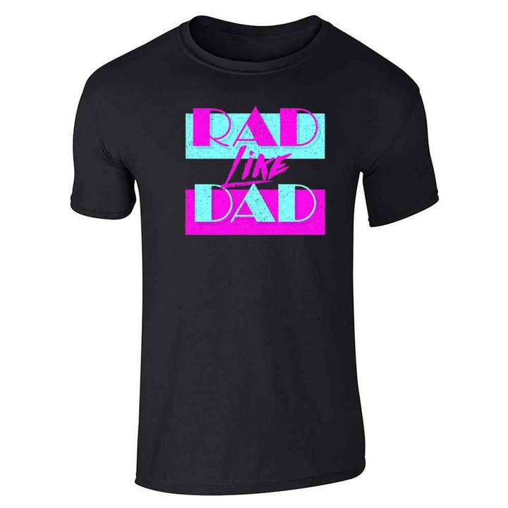 T-shirt unisexe esthétique graphique "Rad Like Dad" cadeau pour papa pour la vente par Pop Threads