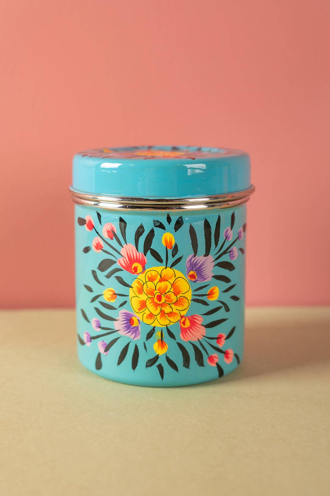 Ian Snow Ltd - Vente Rangements/organisateurs de cuisine - Boîte d'épices bleue du Cachemire5