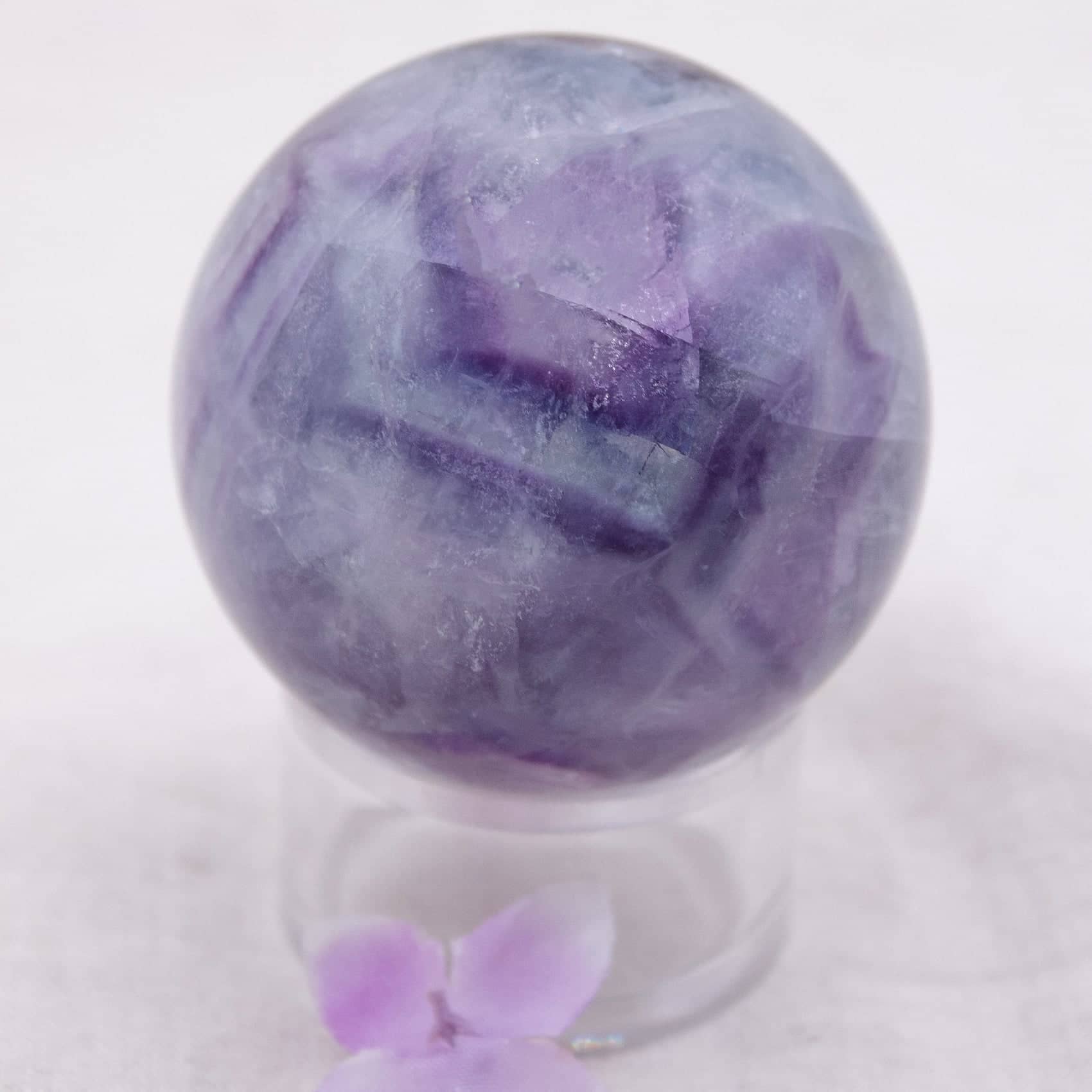Tiny Rituals - Wholesale Spiritual Stone/Crystal - Rare Rainbow Fluorite Spheres - AAA Premium Quality52