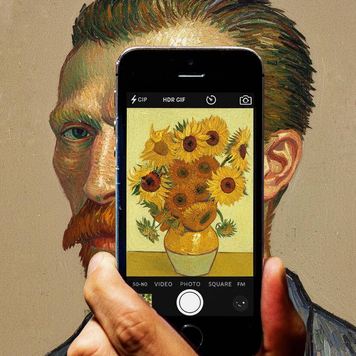 Dikhotomy - Wholesale Art Print - Impression of Sunflowers Selfie art3