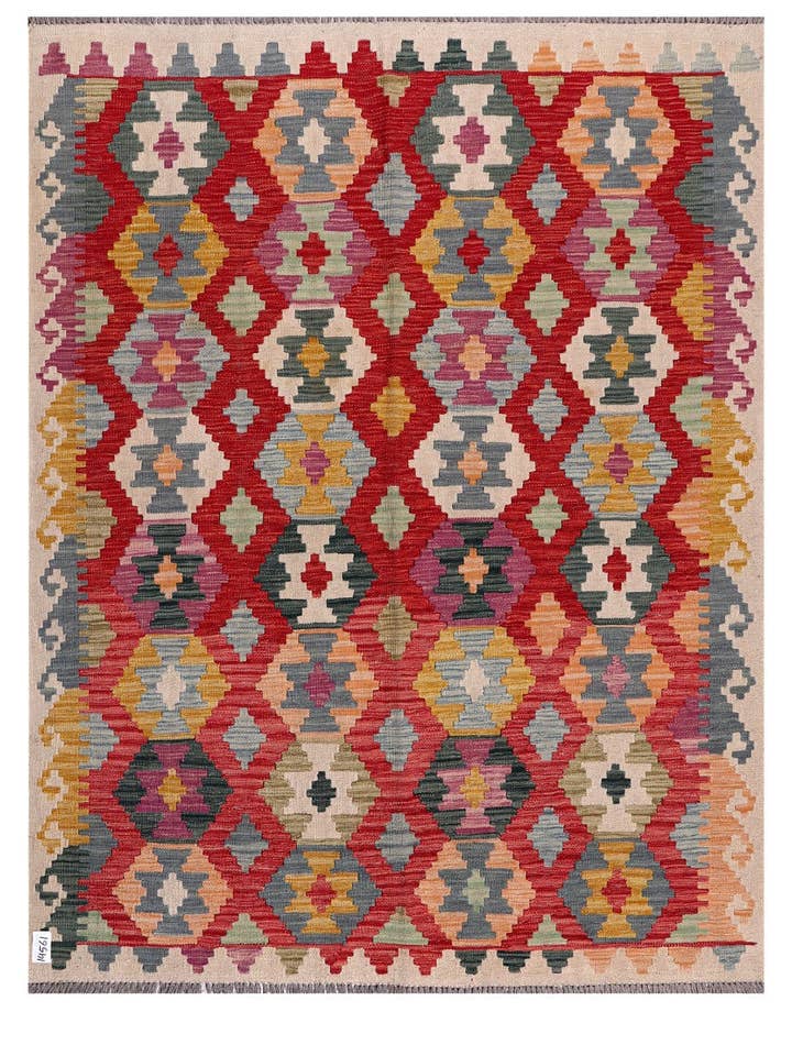 Maimana Afghanistan Kilim Rug - 198 x153 cm for wholesale by Imaco Rugs