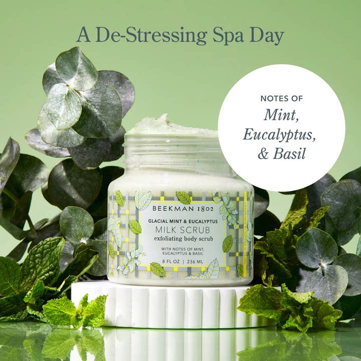 Beekman 1802 - Wholesale Body Scrub/Exfoliant - Glacial Mint & Eucalyptus Milk Scrub Exfoliating Body Scrub3