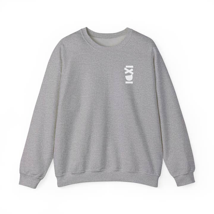 Sweat-shirt col rond épais monochrome IXDI pour la vente par IXDI