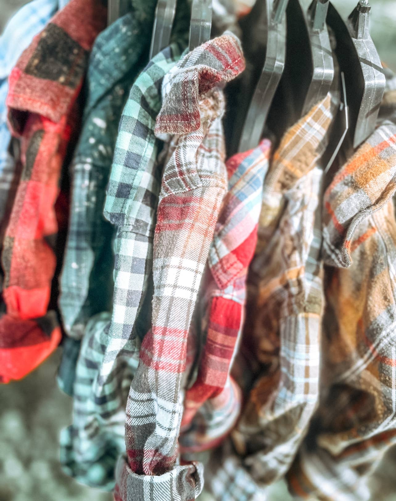 Disohrted Vintage - Wholesale Button Down Shirt - Kids - Toddler bleached flannels13