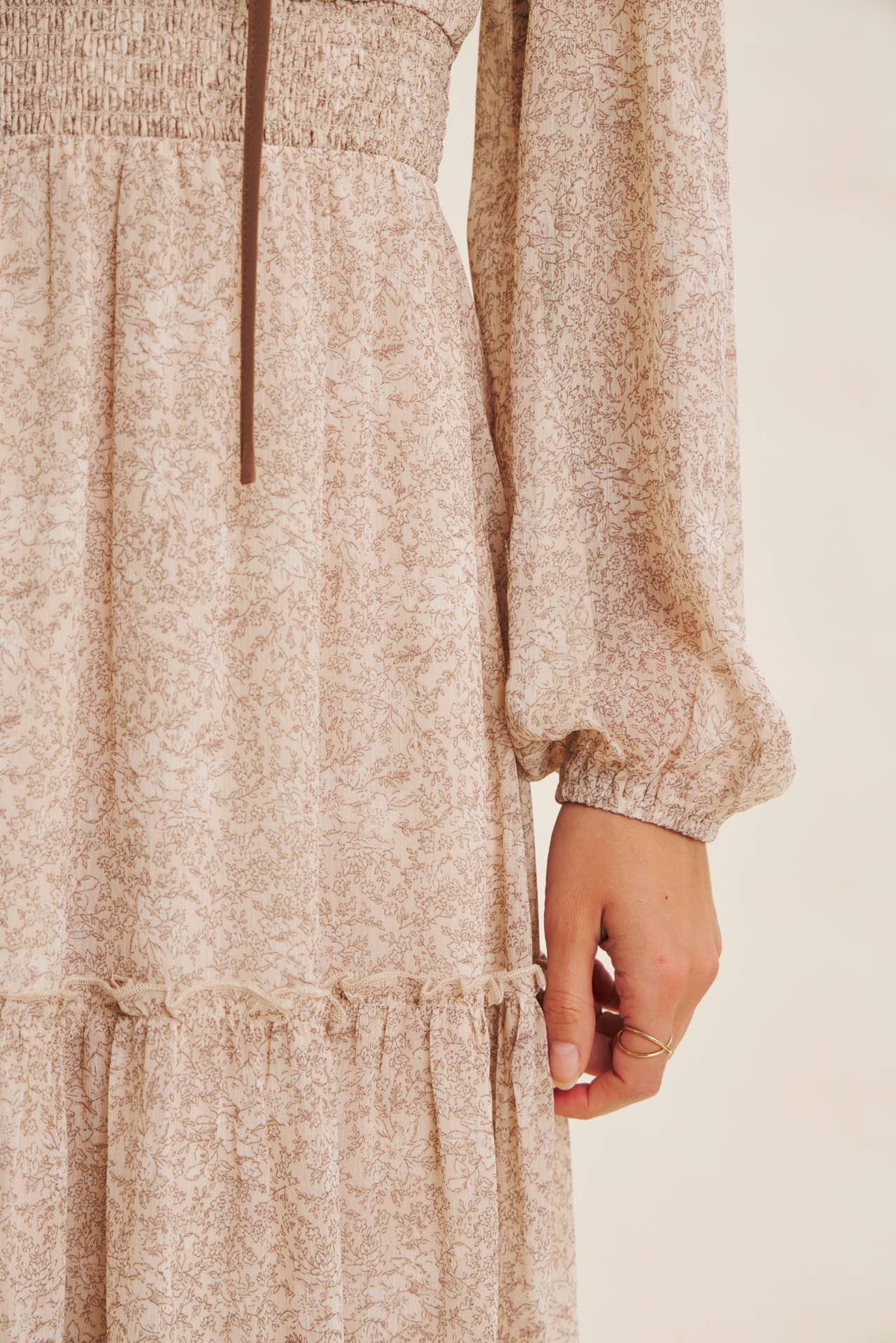 in february - Wholesale Dress - Women's - DELICATE ROMANTIC SHEER FLORAL MAXI DRESS31