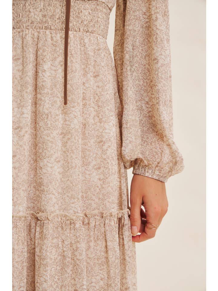 in february - Wholesale Dress - Women's - DELICATE ROMANTIC SHEER FLORAL MAXI DRESS31