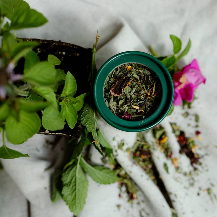 Among the Oaks Herb Farm - Wholesale Loose Tea - Flower Power - Farm Fresh Loose Leaf Herbal Tea