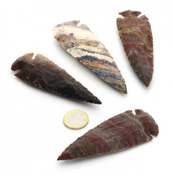 UniArt - Venta al por mayor Piedras/cristales espirituales - Punta De Flecha De Sílex, Réplica Prehistórica