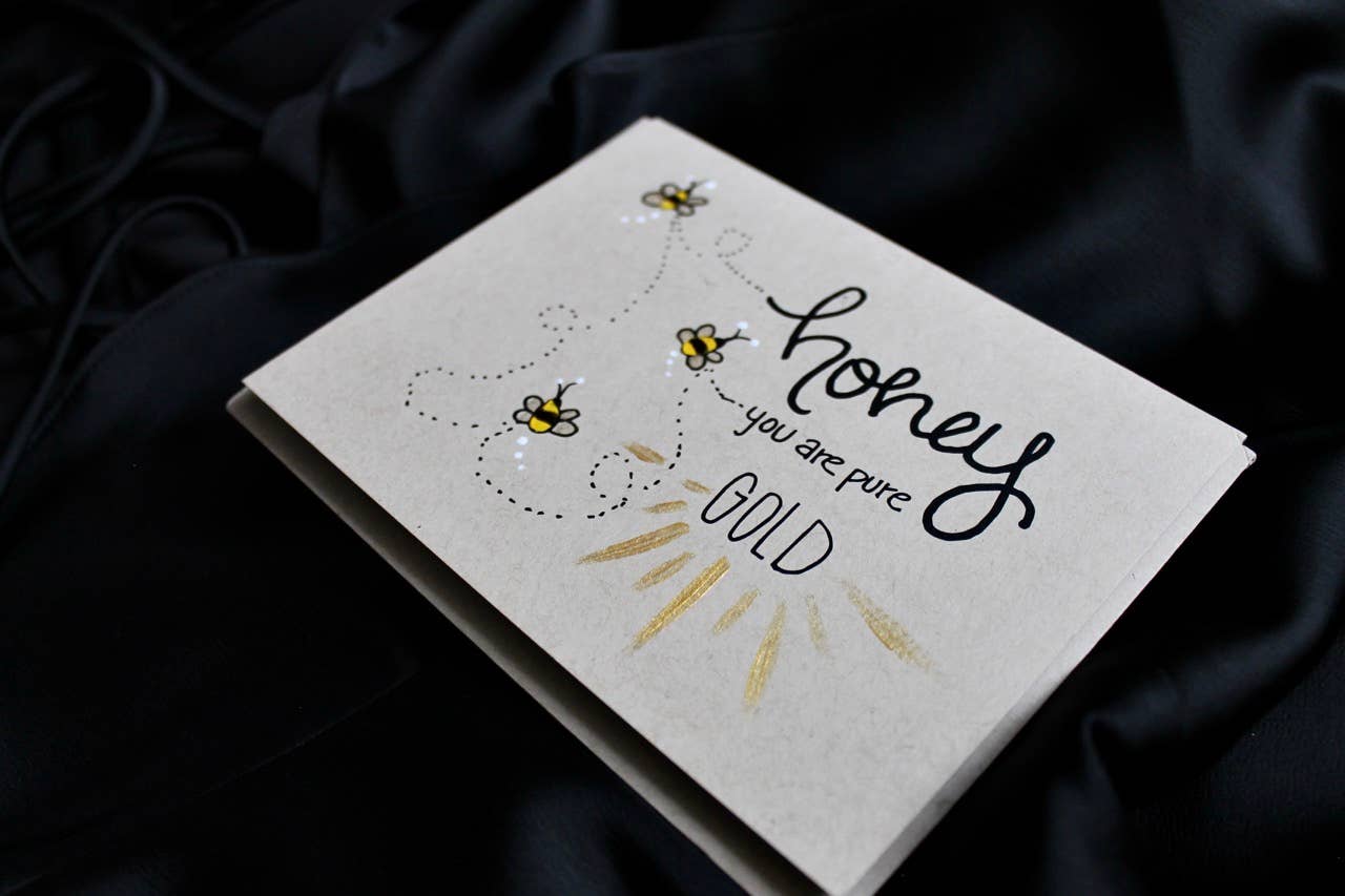 Snail Mail - Wholesale Love Card - Pure Gold2