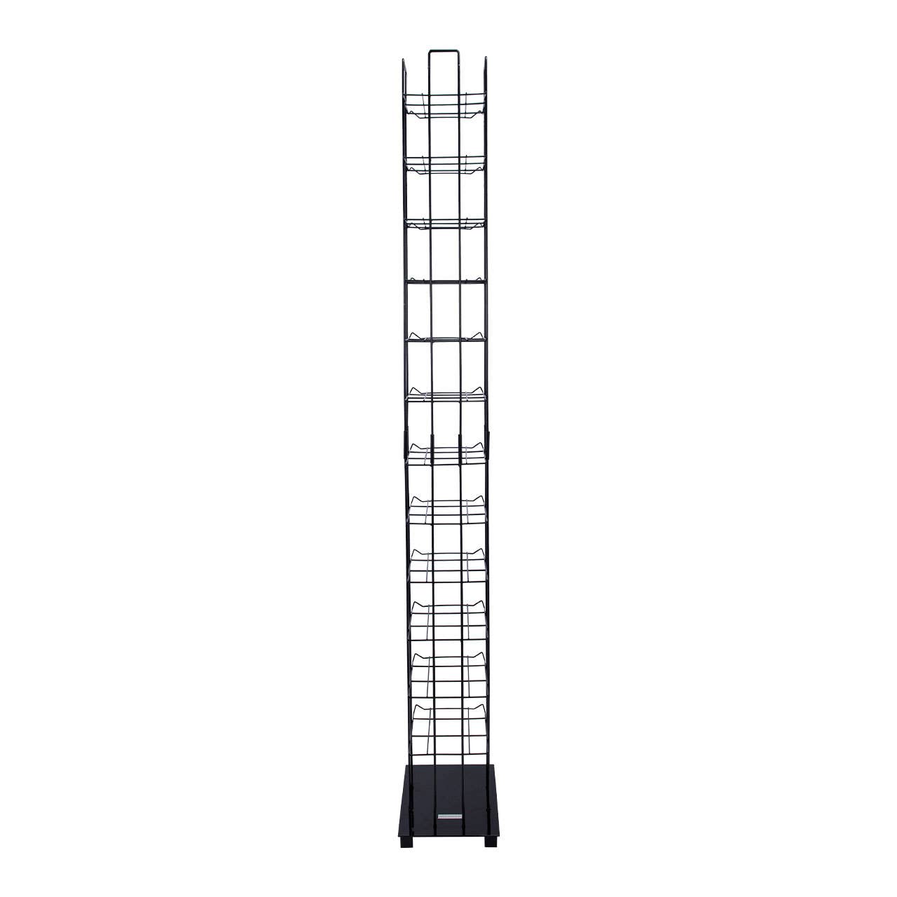 Store Supply Warehouse - Wholesale Retailer Display - Accessories - Floor Standing Cap Rack - 78"H x 10"W x 15-½"D7