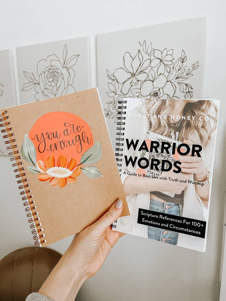 Worthy Bundle: (1) Warrior Words & (1) Journal for wholesale by Wheat and Honey Co.